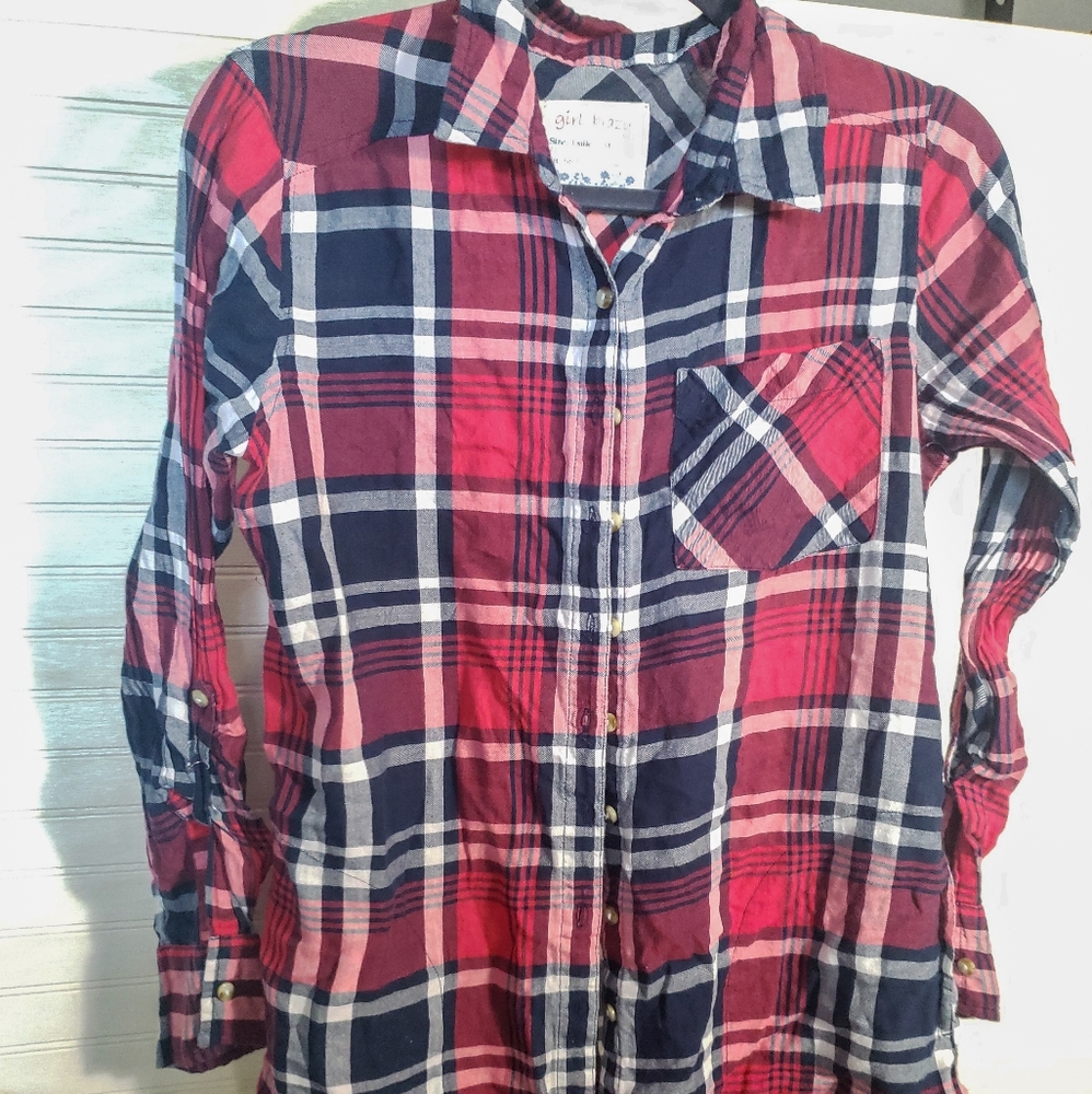 3/$10 Plaid shirt